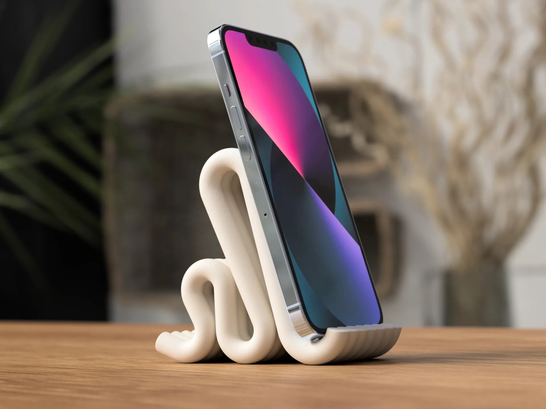 Suport telefon 3D ondulat - geantă și husă - portofele, huse, suporturi - husă telefon - Artynos.ro