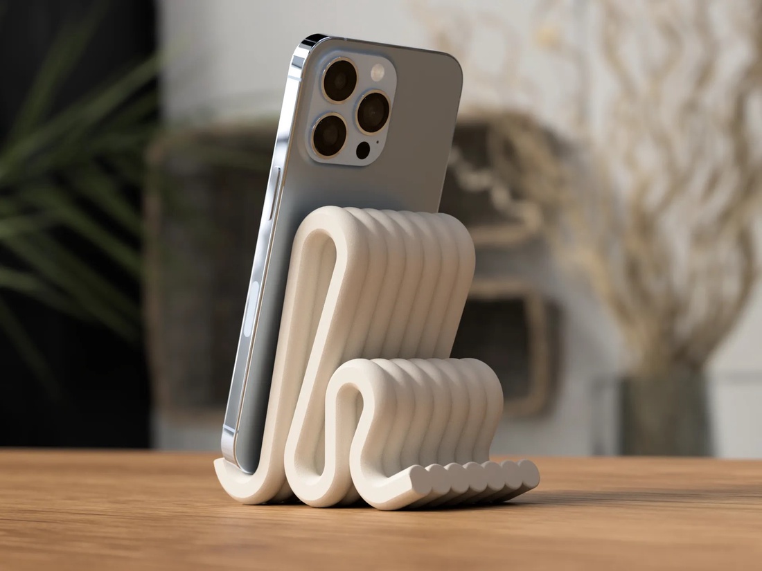 Suport telefon 3D ondulat - geantă și husă - portofele, huse, suporturi - husă telefon - Artynos.ro
