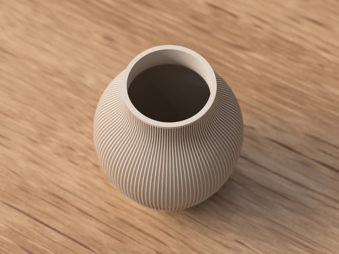 Vază japoneză 3D Tayo - casă & stil de viață - accesorii pentru decorat casa - suport de flori - vaze - Artynos.ro