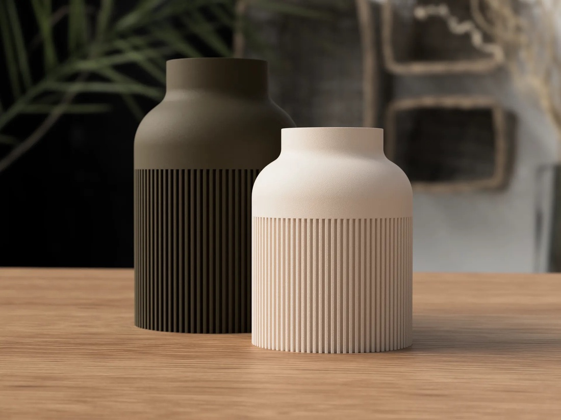 Vază japoneză 3D Hiku - casă & stil de viață - accesorii pentru decorat casa - suport de flori - vaze - Artynos.ro