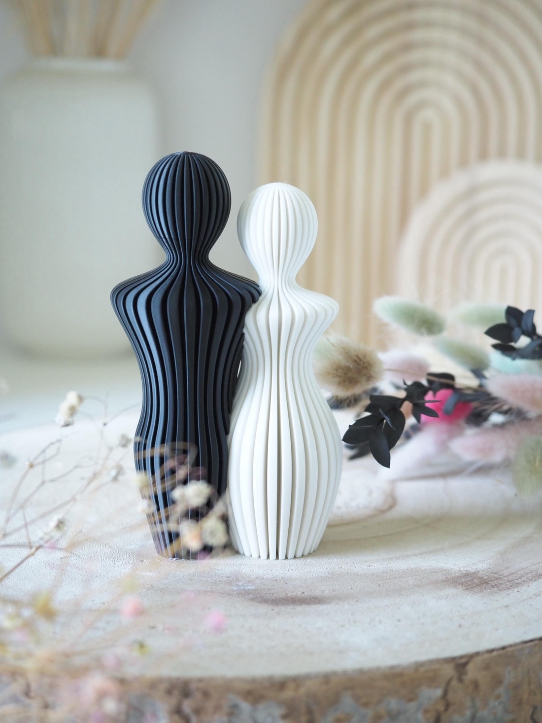 Statuie 3D bărbat-femeie - 3D férfi-nő szobor - casă & stil de viață - accesorii pentru decorat casa - decorațiuni de masă și decorațiuni pentru rafturi  - decorațiuni de masă - Artynos.ro