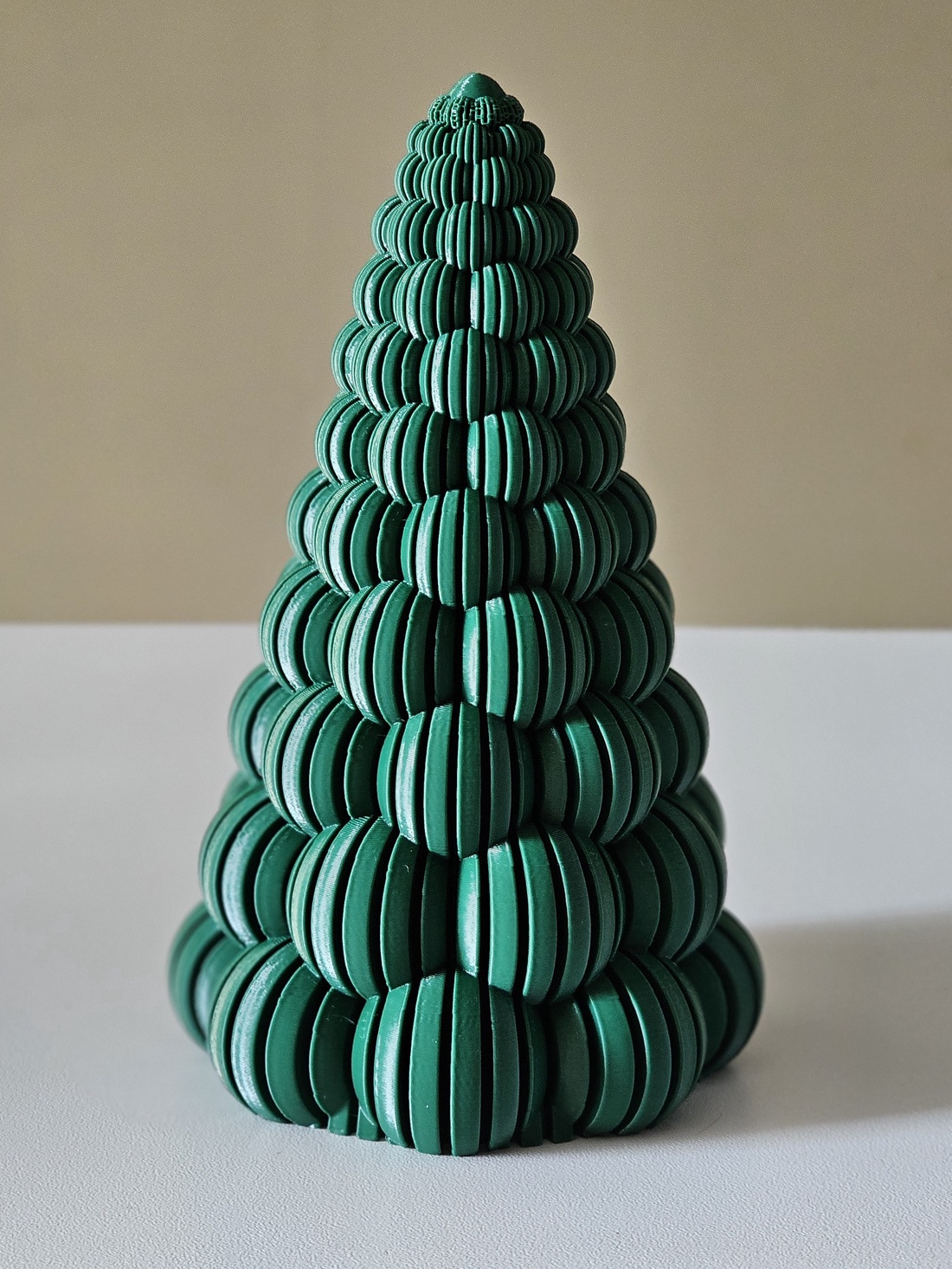 Decorațiune 3D pentru bradul de Crăciun, cu nervuri - crăciun - decorațiuni de crăciun de casă - pom de crăciun  - Artynos.ro