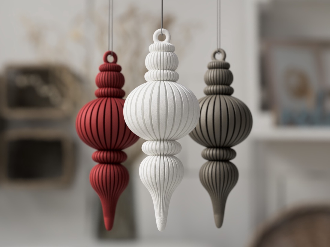3D karácsonyfadísz - Ornament 3D pentru bradul de Crăciun - crăciun - decorațiuni de crăciun de casă - Artynos.ro