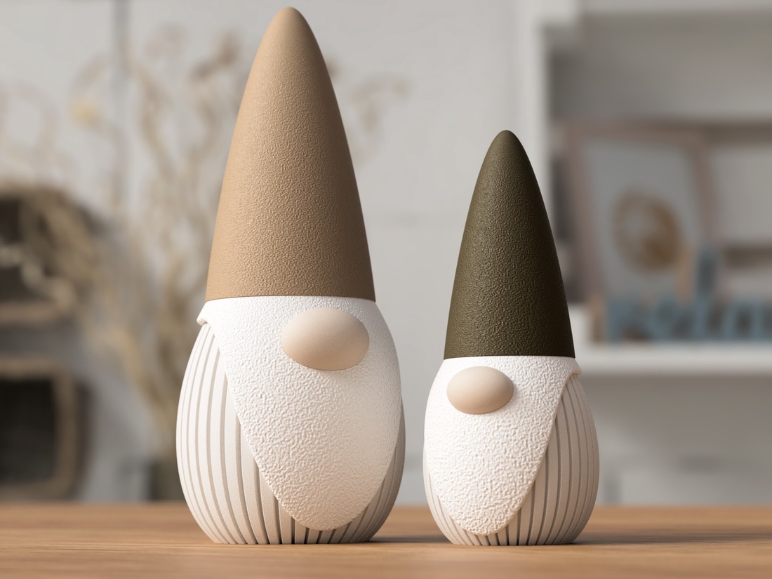 Elf 3D - 3D manó - accesorii de crăciun - decorațiuni de crăciun de casă - spiriduși de crăciun, figurine - Artynos.ro