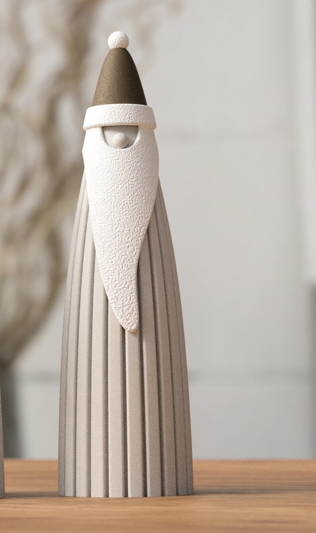 Moș Crăciun 3D - 3D télapó - accesorii de crăciun - decorațiuni de crăciun de casă - spiriduși de crăciun, figurine - Artynos.ro
