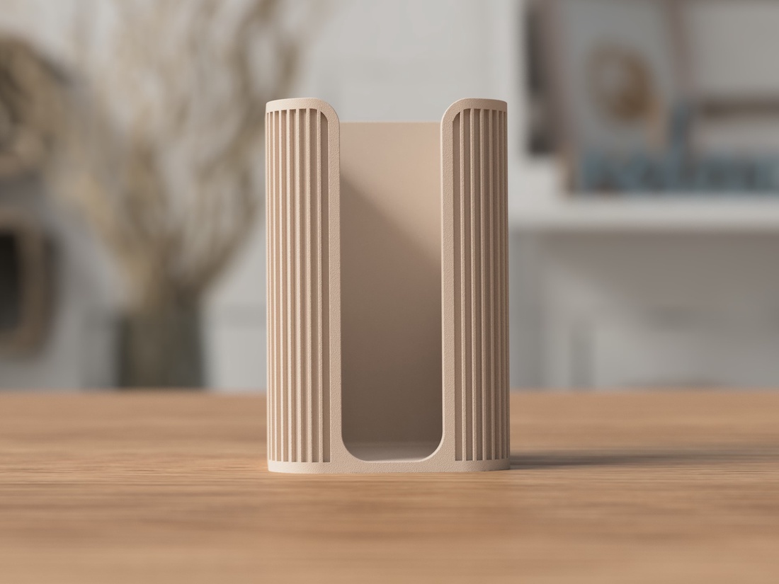 Suport pentru dischete de bumbac 3D - casă & stil de viață - materiale de depozitare și sortare - suport batiste - Artynos.ro