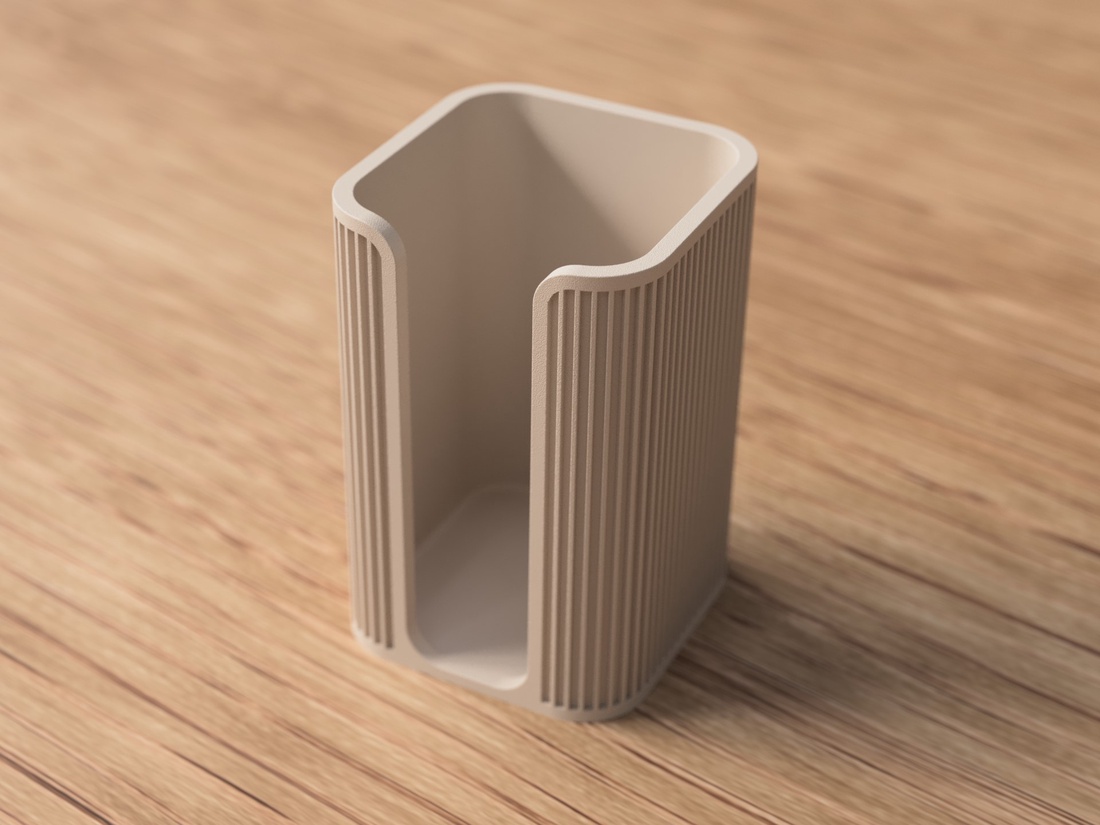 Suport pentru dischete de bumbac 3D - casă & stil de viață - materiale de depozitare și sortare - suport batiste - Artynos.ro