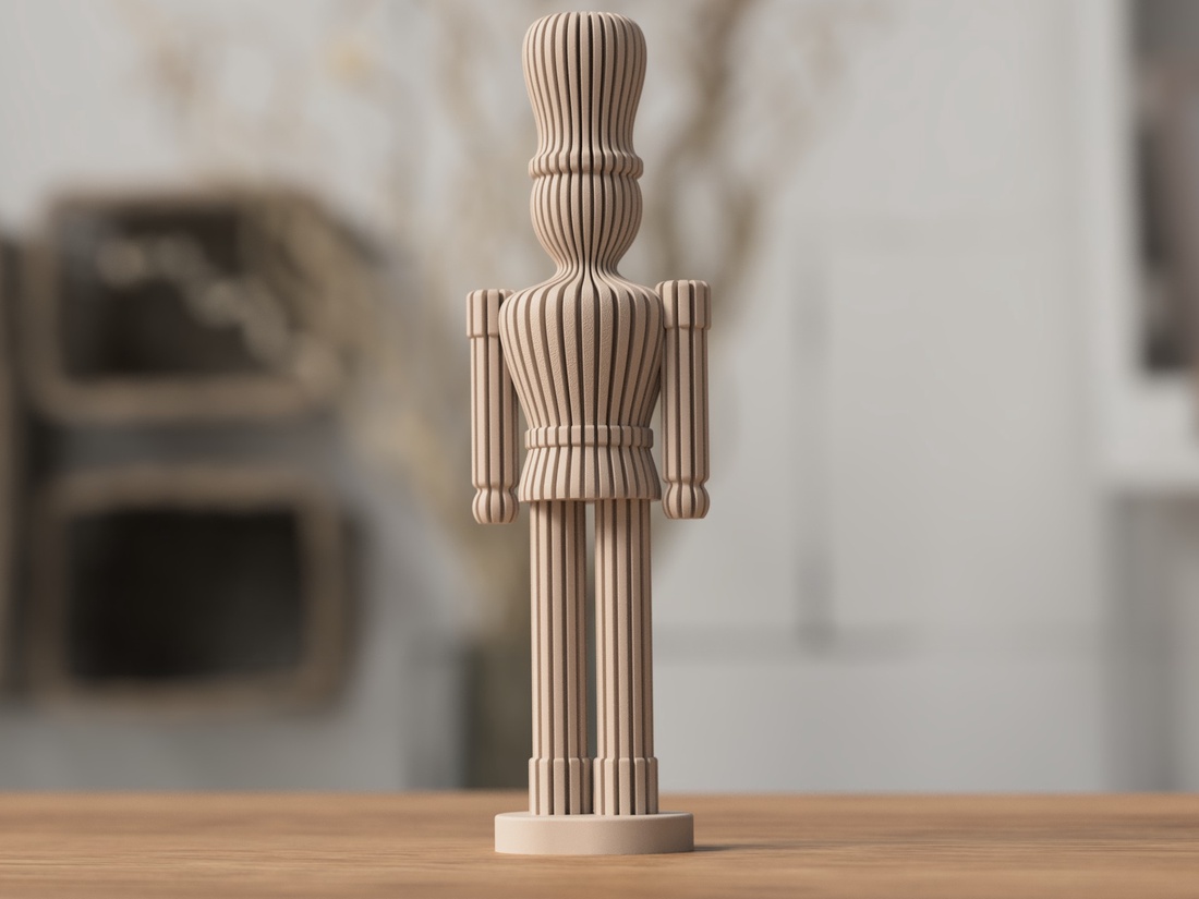 Spargator de nuci 3D - 3D diótörő - crăciun - decorațiuni de crăciun de casă - decor pentru masă de crăciun - Artynos.ro