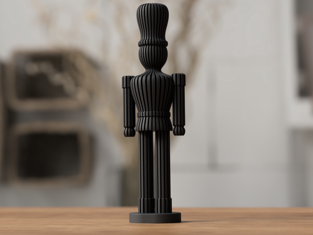 Spargator de nuci 3D - 3D diótörő - crăciun - decorațiuni de crăciun de casă - decor pentru masă de crăciun - Artynos.ro