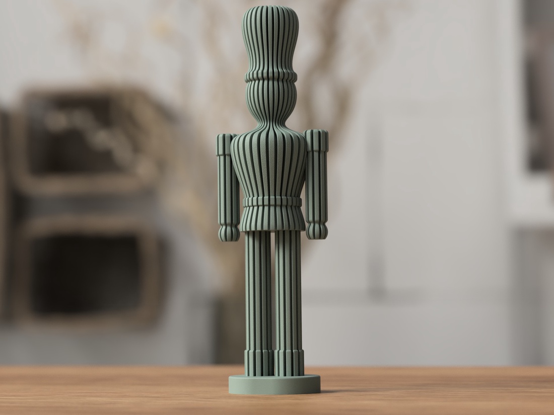 Spargator de nuci 3D - 3D diótörő - crăciun - decorațiuni de crăciun de casă - decor pentru masă de crăciun - Artynos.ro