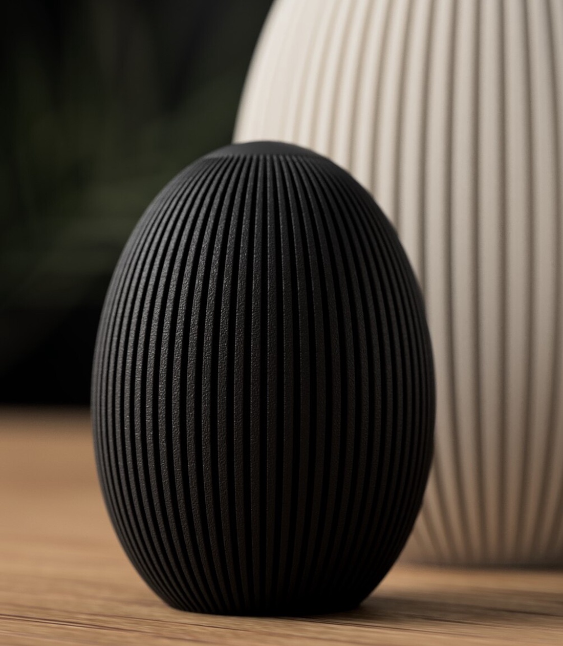 Ou de Paște 3D cu margini striate - casă & stil de viață - decorațiuni de casă - decorațiuni de masă și rafturi - decorațiuni de masă - Artynos.ro