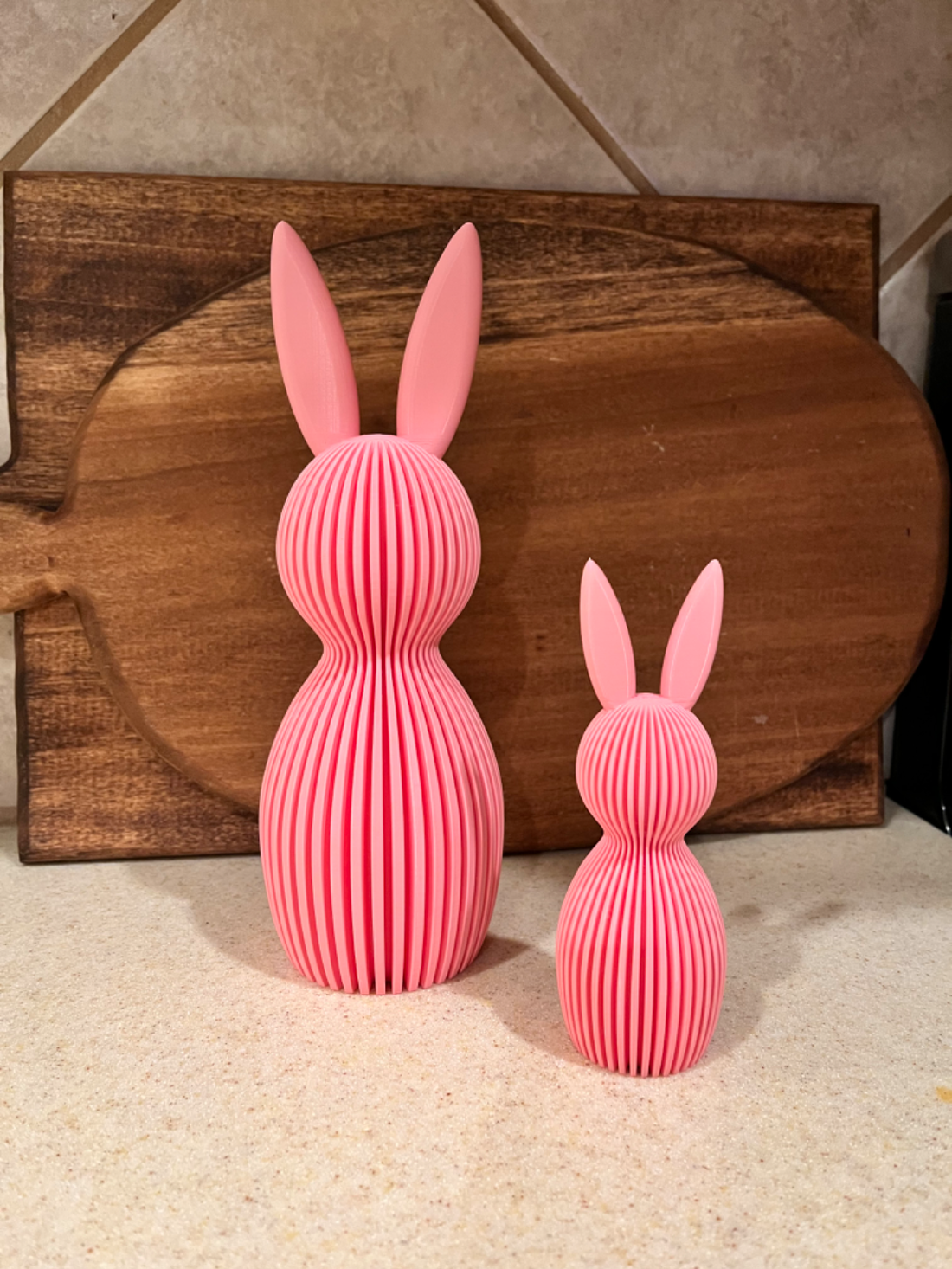 Lepuraș de Paște 3D cu urechi în picioare - casă & stil de viață - decorațiuni de casă - decorațiuni de masă și rafturi - decorațiuni de masă - Artynos.ro