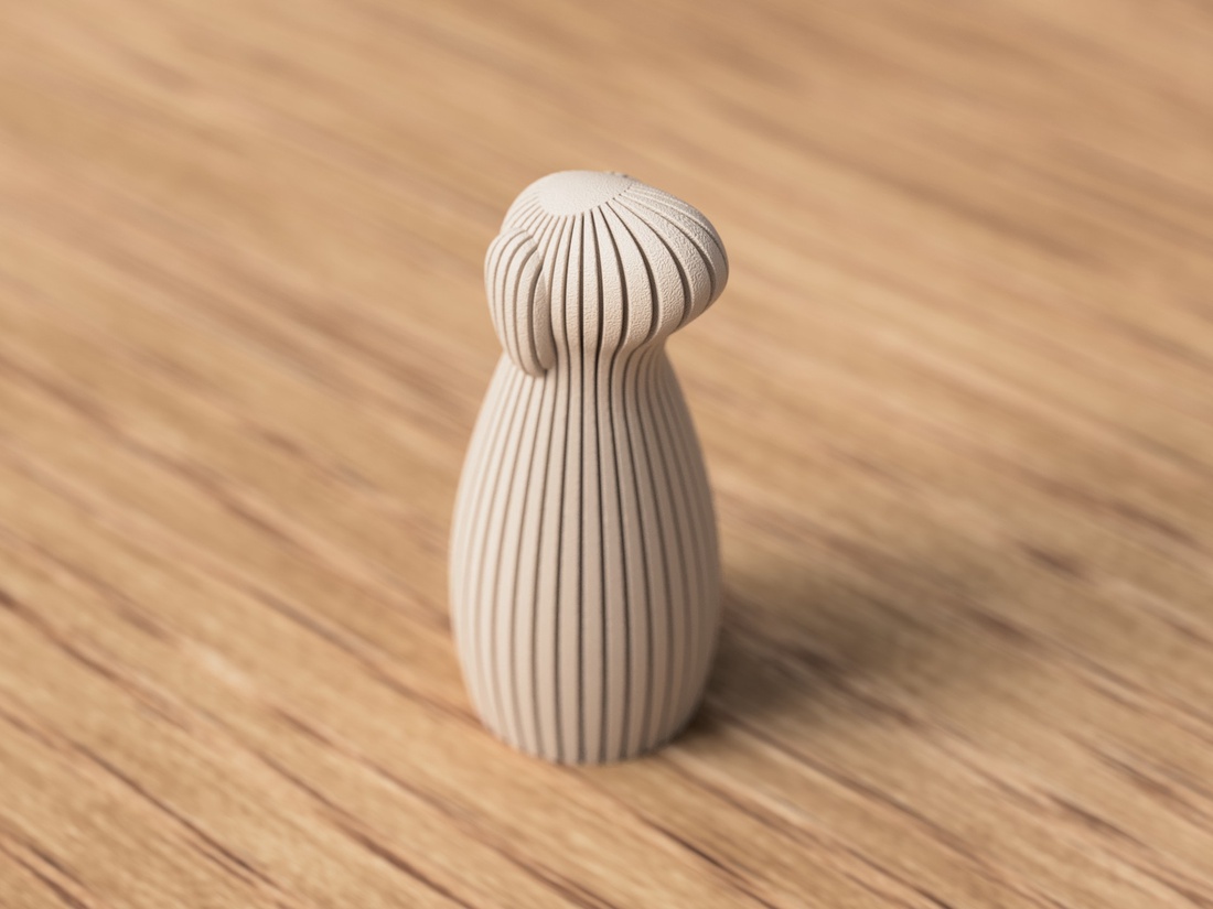 Câine 3D cu ureche atârnândă - casă & stil de viață - decorațiuni de casă - decorațiuni de masă și rafturi - decorațiuni de masă - Artynos.ro