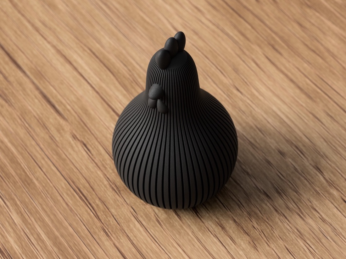 Găină 3D - casă & stil de viață - decorațiuni de casă - decorațiuni de masă și rafturi - decorațiuni de masă - Artynos.ro