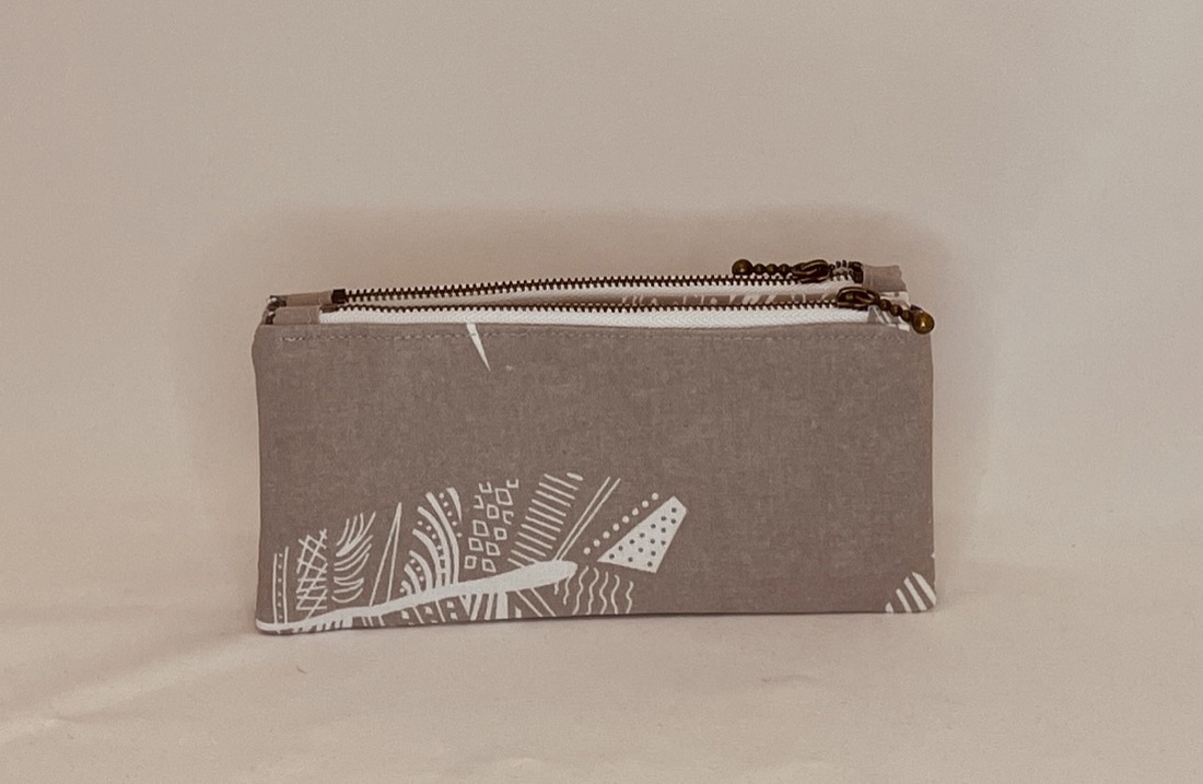 Geantă de toaletă cu model, format din 2 piese, portofel - genți și portofele - genți cosmetice - Artynos.ro