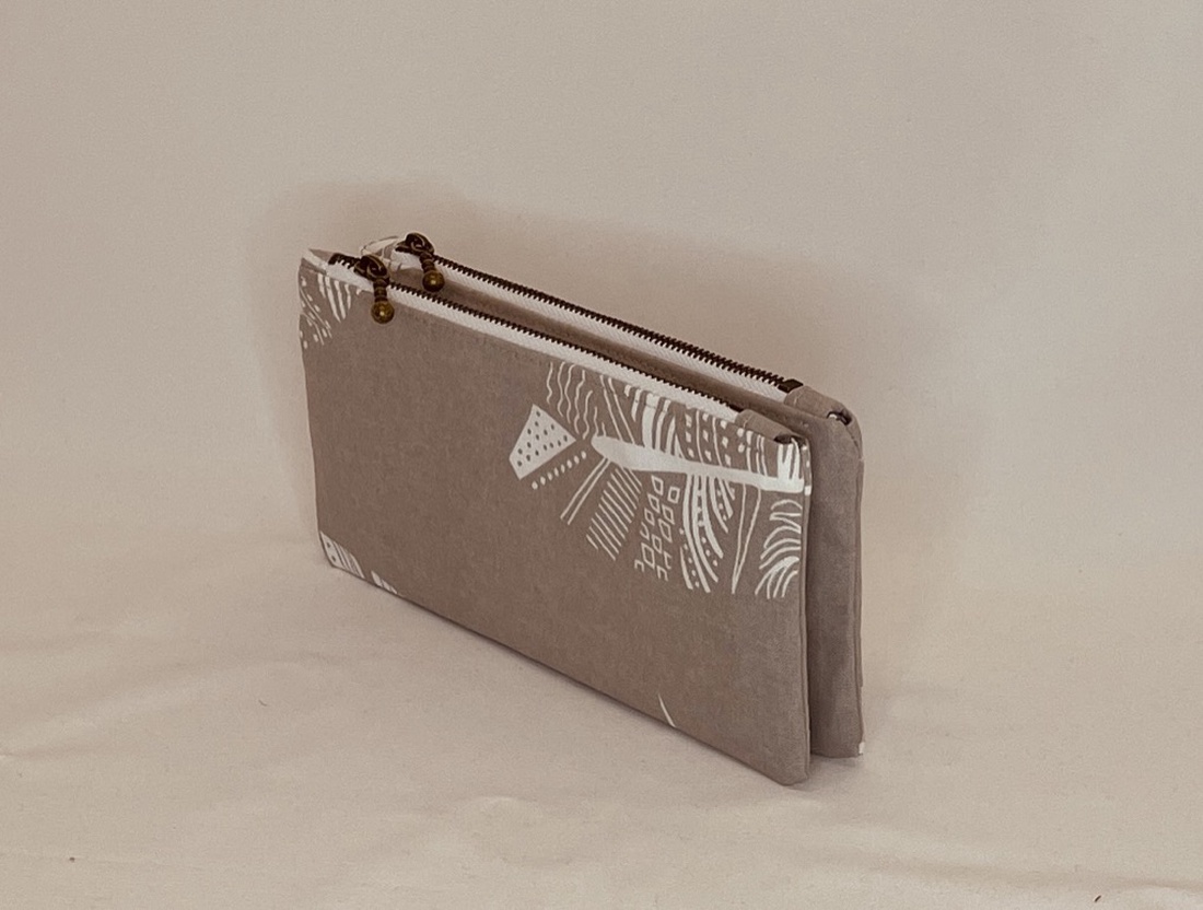 Geantă de toaletă cu model, format din 2 piese, portofel - genți și portofele - genți cosmetice - Artynos.ro