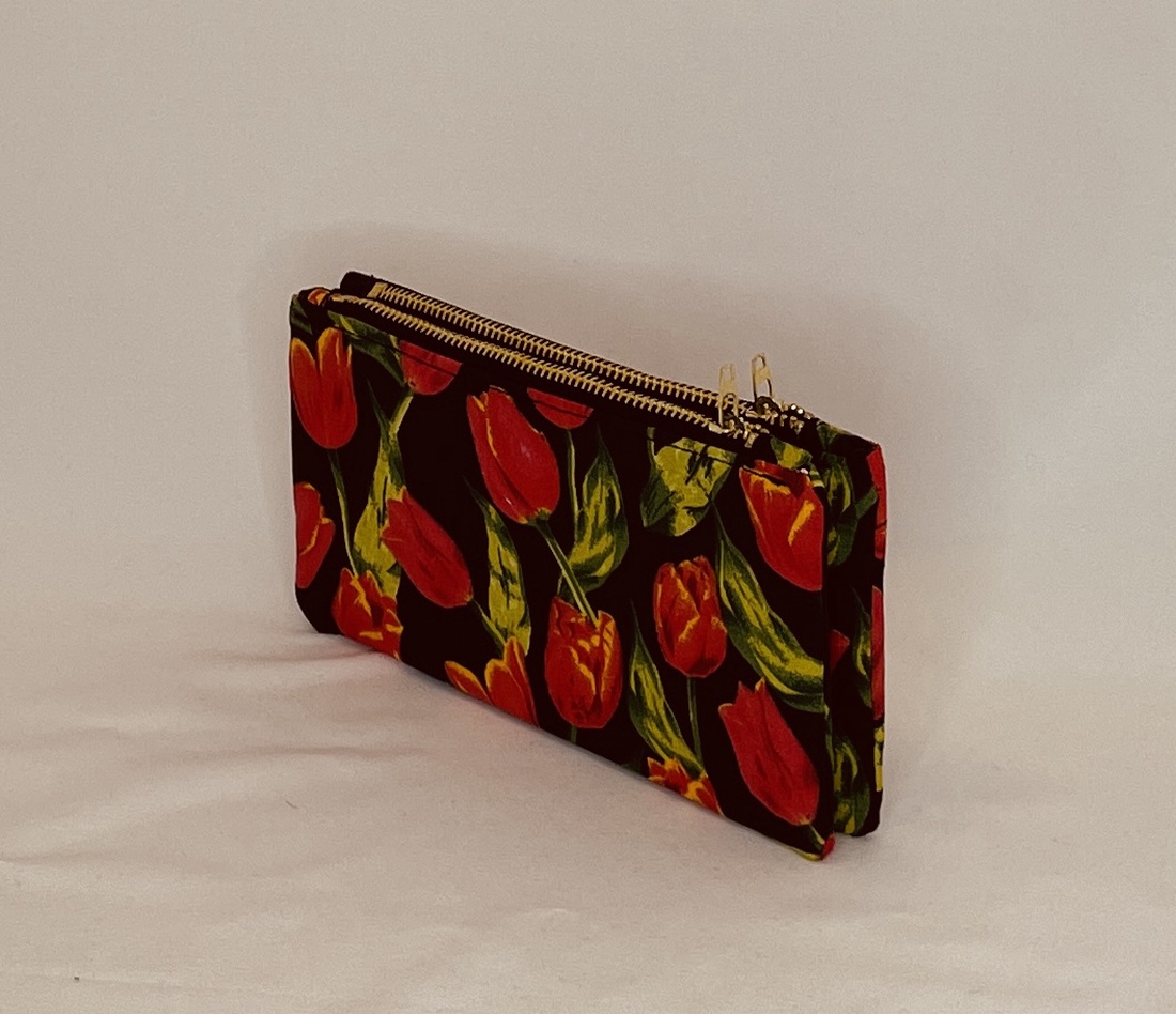 Geantă de toaletă cu model, format din 2 piese, portofel - genți și portofele - genți cosmetice - Artynos.ro