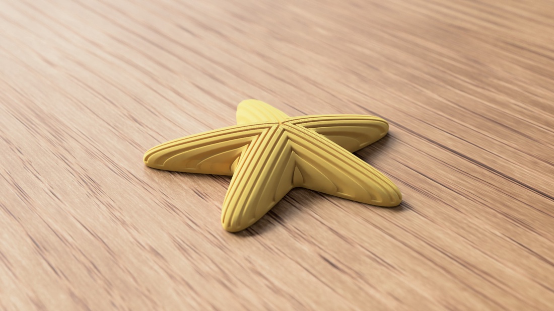 Stea de mare 3D - casă & stil de viață - decorațiuni de casă - decorațiuni de masă și rafturi - decorațiuni de masă - Artynos.ro