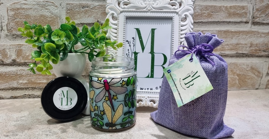 Borcan Libelule - accesorii nuntă - materiale decor pentru nuntă - lumânări de nuntă și suport lumânări - Artynos.ro