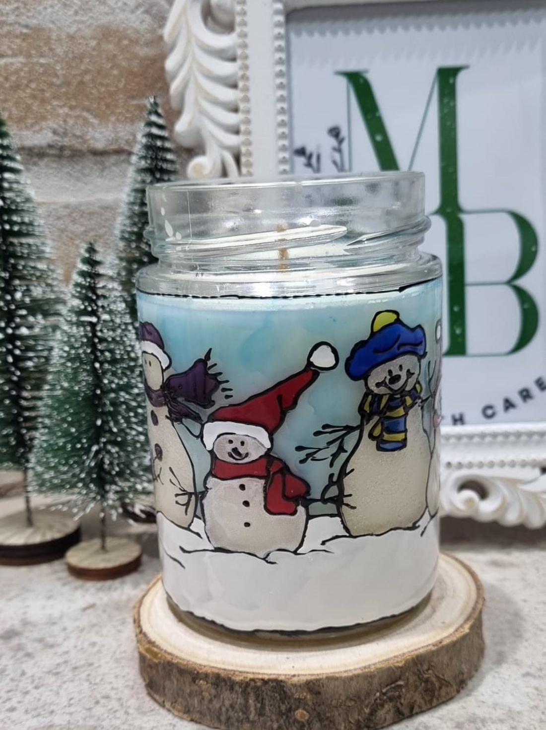 Borcan Prieteni de Zapada - crăciun - decorațiuni de crăciun de casă - lumânări parfumate de crăciun - Artynos.ro