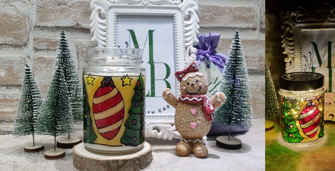 Borcan Braduti si Globuri - casă & stil de viață - lumânări, parfumuri, arome - ceară parfumată - Artynos.ro