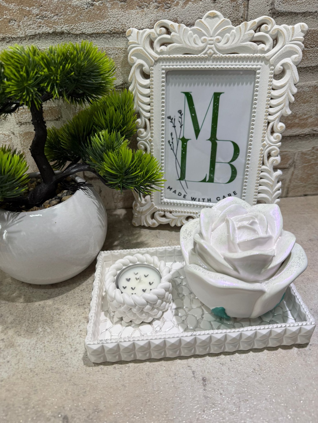 Set Cutie Trandafir - casă & stil de viață - accesorii pentru decorat casa - decorațiuni de masă și decorațiuni pentru rafturi  - boluri din ceramică, boluri decorative - Artynos.ro