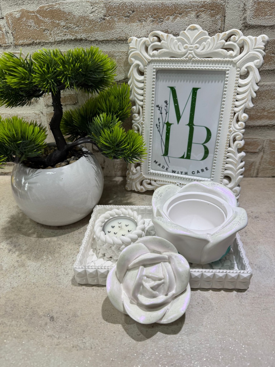 Set Cutie Trandafir - casă & stil de viață - accesorii pentru decorat casa - decorațiuni de masă și decorațiuni pentru rafturi  - boluri din ceramică, boluri decorative - Artynos.ro