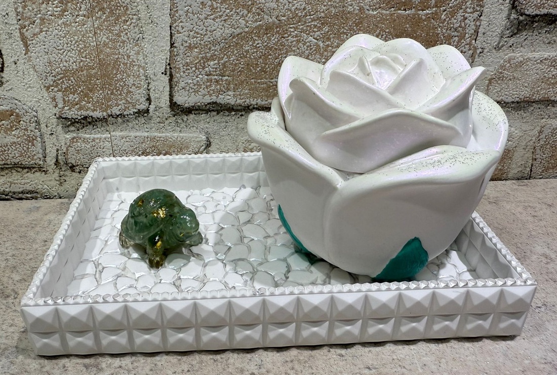 Set Broscuta norocoasa - arte vizuale și accesorii  - sculptură - sculpturi și figurine din ceramică - Artynos.ro