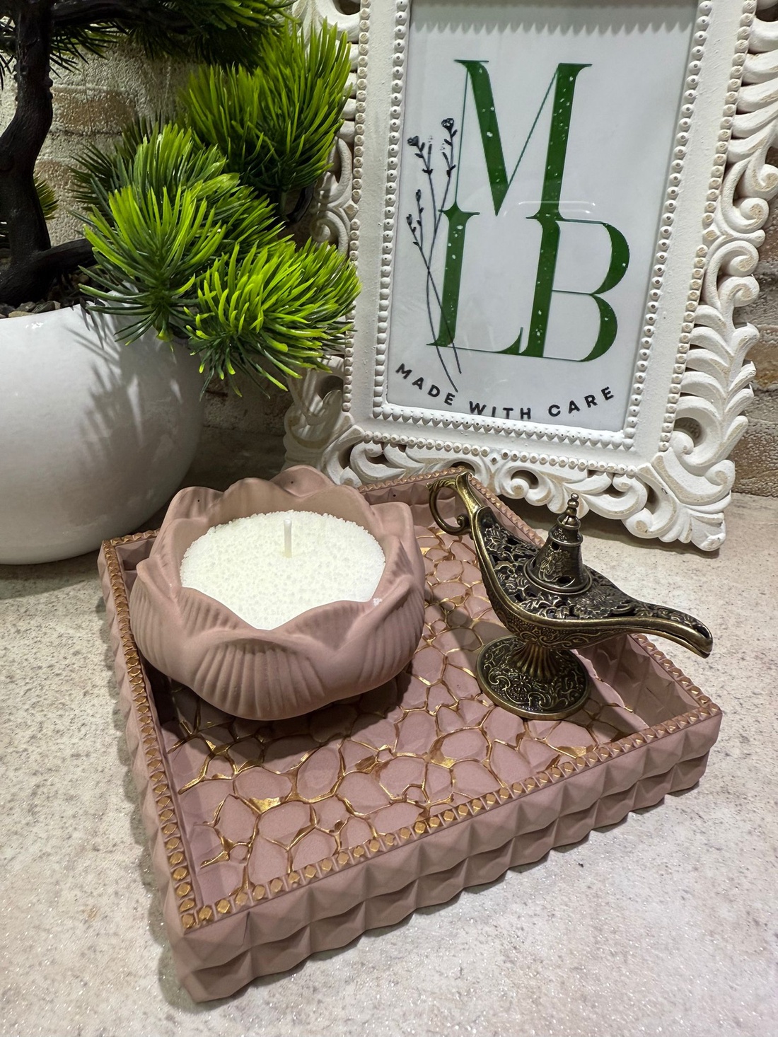 Set lampa magica - arte vizuale și accesorii  - sculptură - sculpturi și figurine din ceramică - Artynos.ro