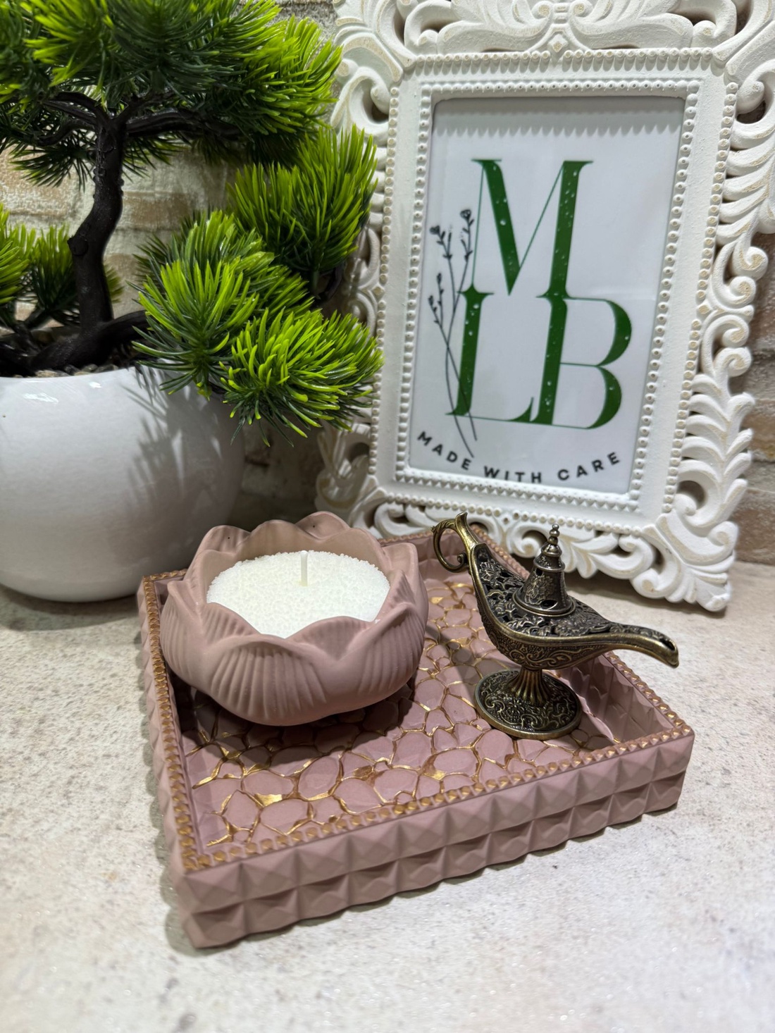 Set lampa magica - arte vizuale și accesorii  - sculptură - sculpturi și figurine din ceramică - Artynos.ro