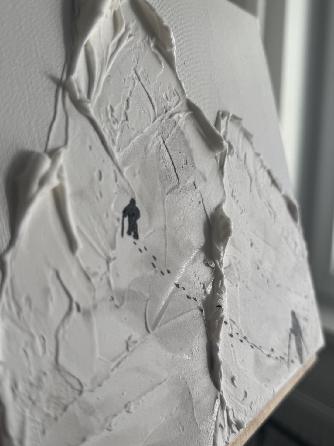 DU-MĂ LA MUNTE / Tablou structural 3D in relief handmade - casă & stil de viață - decorațiuni de casă - picturi murale - tablouri/picturi pe pânză - Artynos.ro