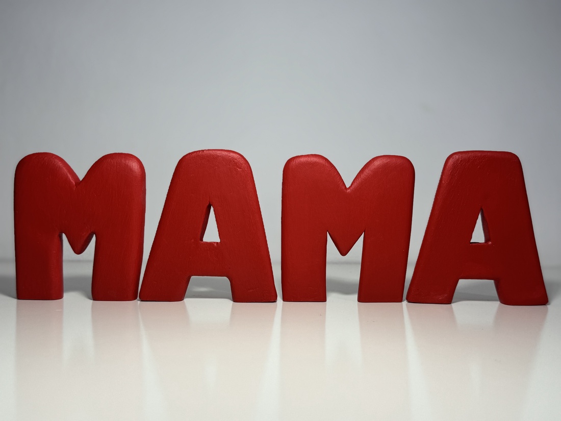 Mama / litere din lut - casă & stil de viață - accesorii de grădină - plăcuțe cu nume  - Artynos.ro