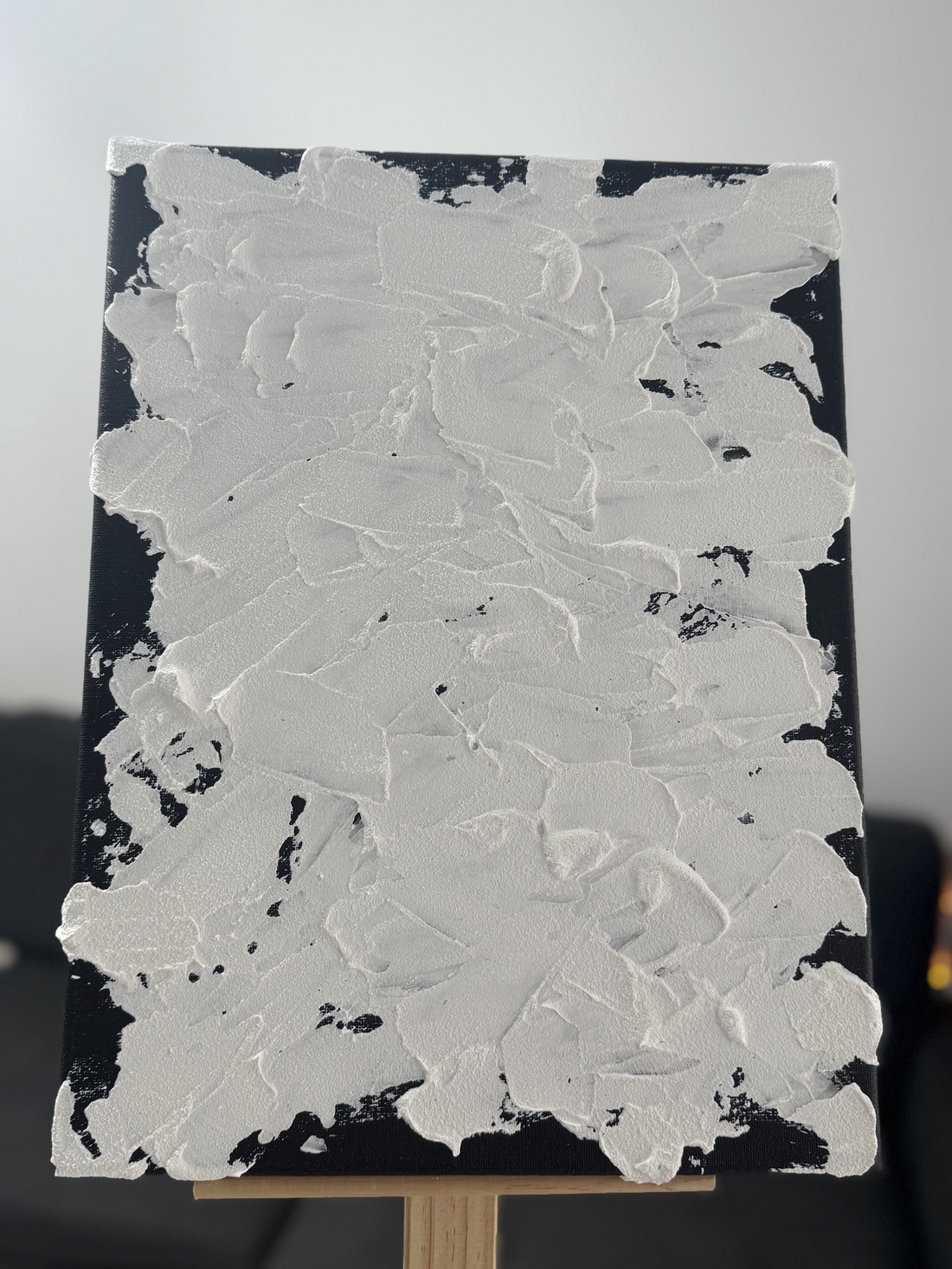 CONTRAST /  Tablou handmade sculptural in relief 3d texturat - casă & stil de viață - decorațiuni de casă - picturi murale - tablouri/picturi pe pânză - Artynos.ro