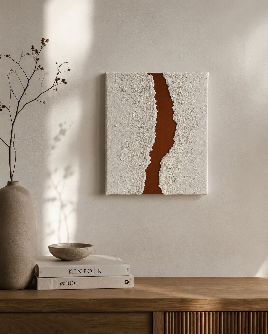 RIFT /  Tablou handmade sculptural in relief 3d texturat - casă & stil de viață - decorațiuni de casă - picturi murale - tablouri/picturi pe pânză - Artynos.ro