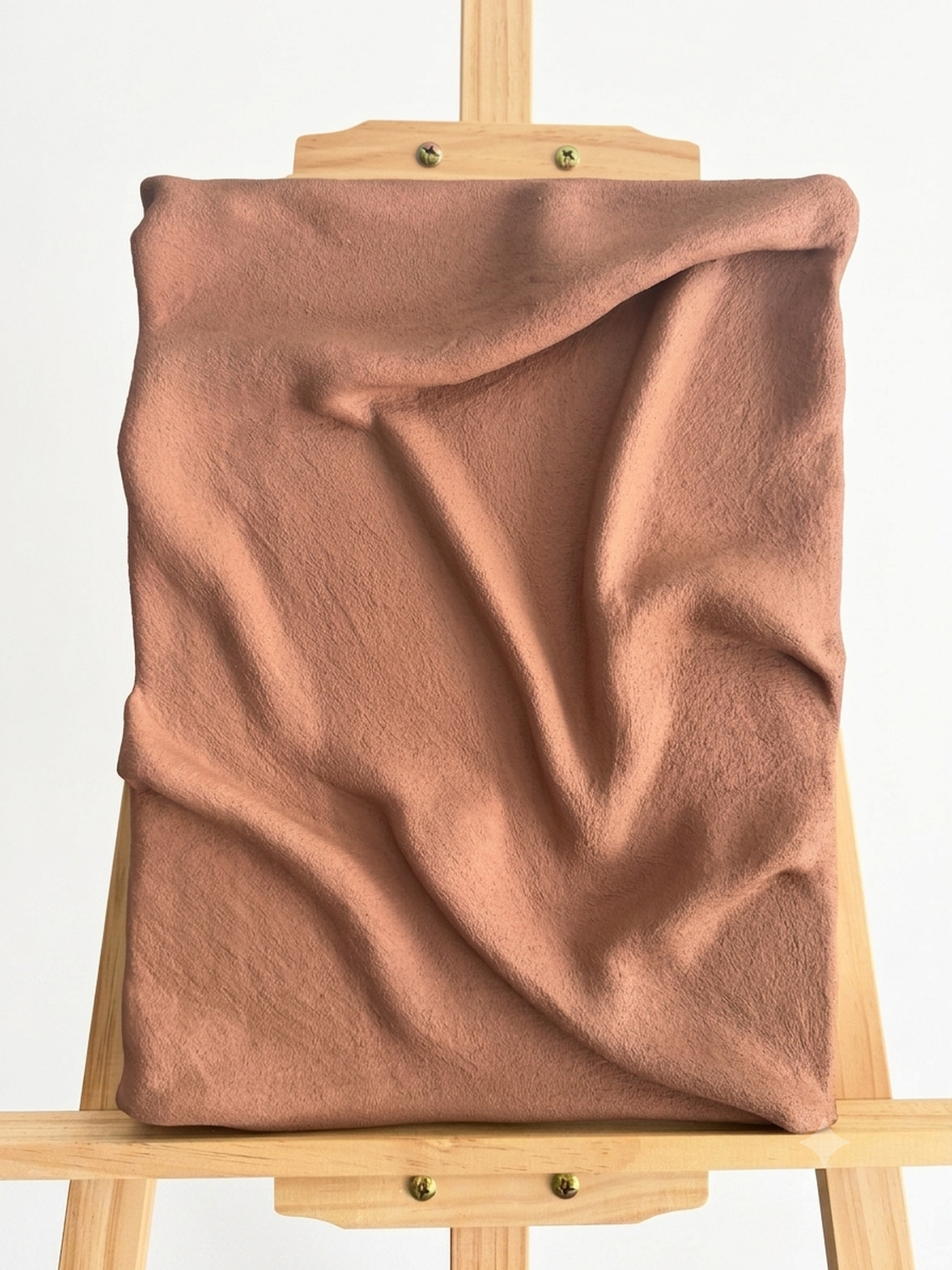 TERRACOTTA WAVES / Tablou handmade din lut - casă & stil de viață - decorațiuni de casă - picturi murale - tablouri/picturi pe pânză - Artynos.ro