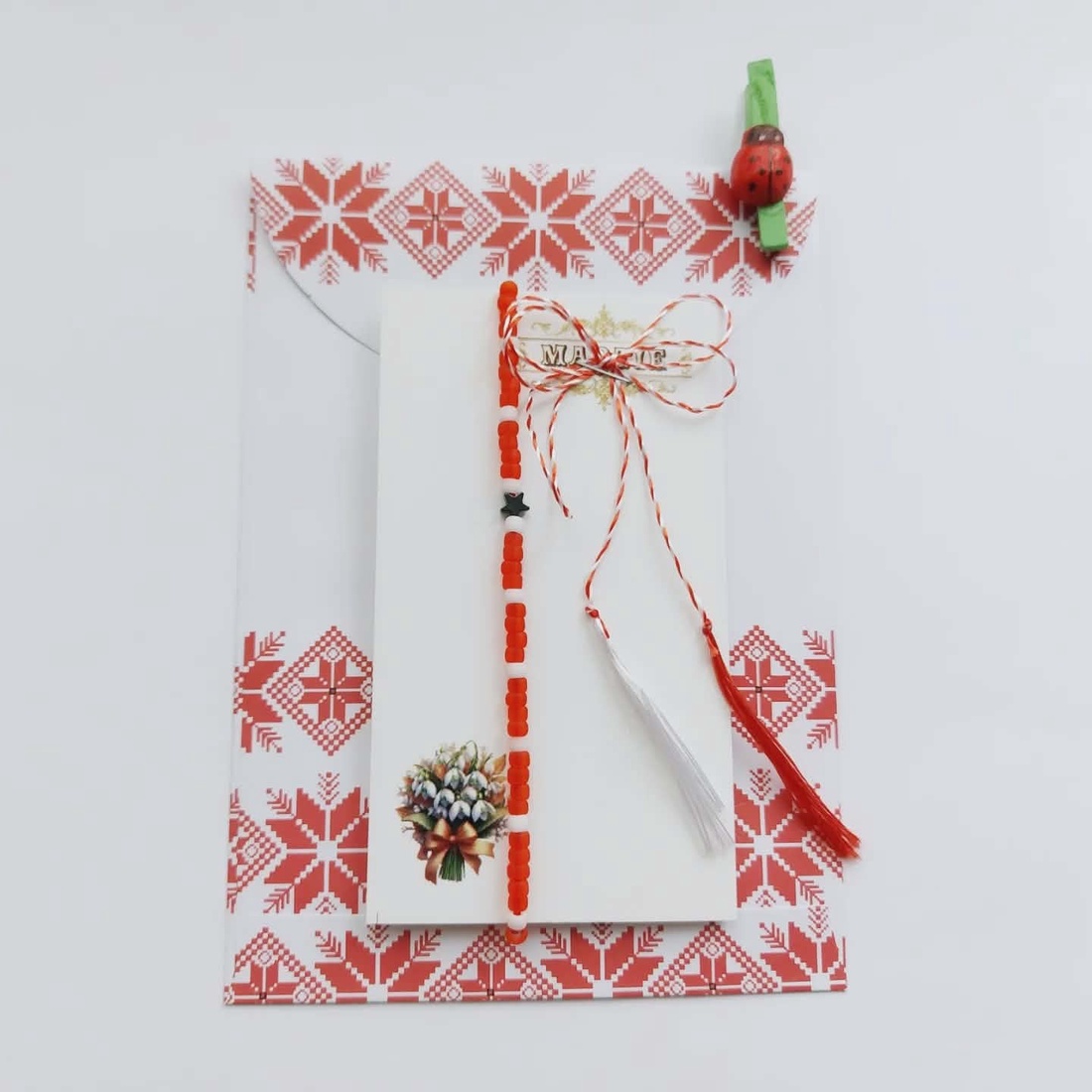 Brățară mărțișor cu hematit și mărgele toho - bijuterii - brățări - brățări din pietre semiprețioase - Artynos.ro