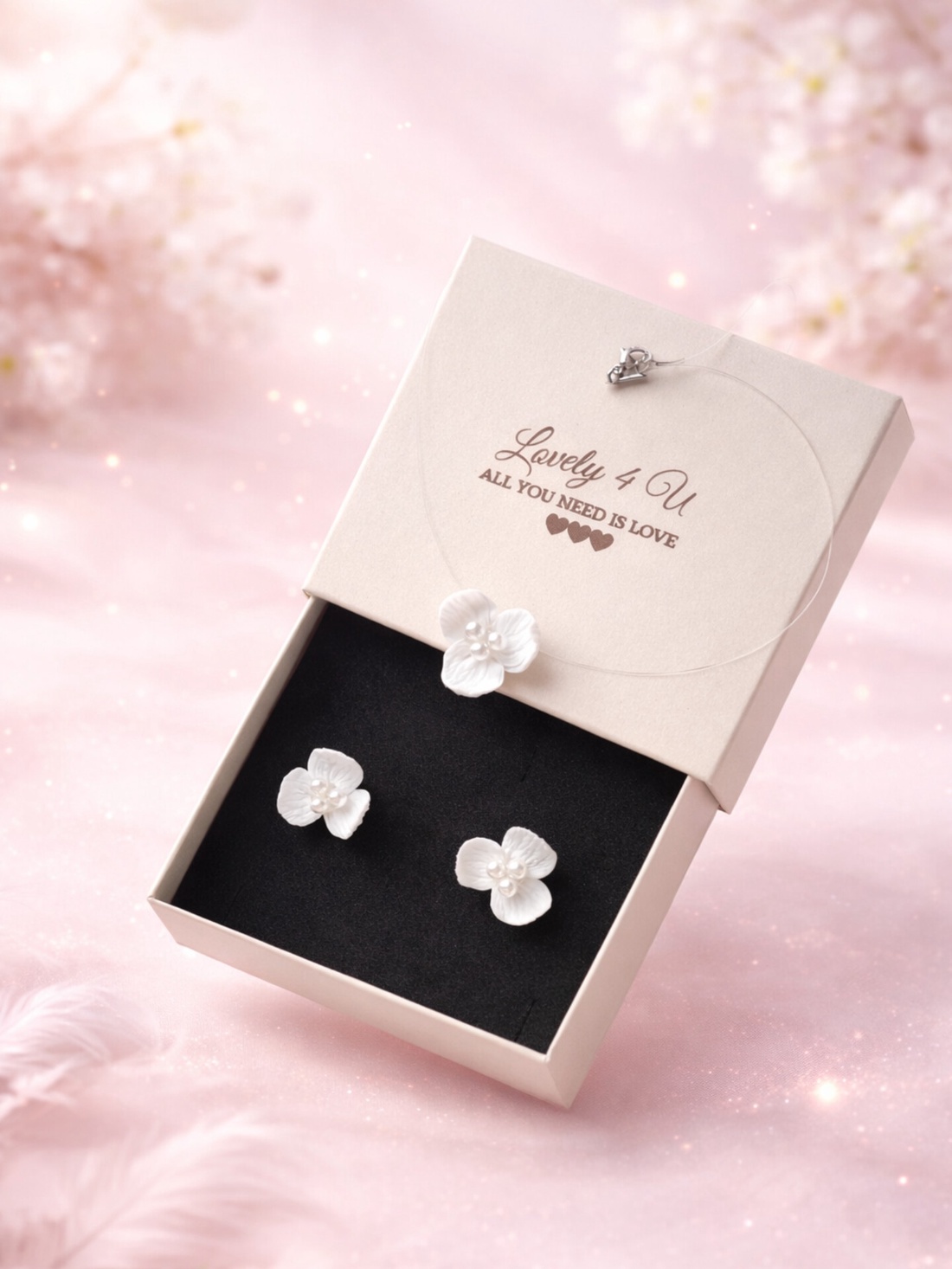 Set bijuterii handmade pentru mirese NORA - accesorii nuntă - bijuterii mireasă - cercei mireasă - Artynos.ro