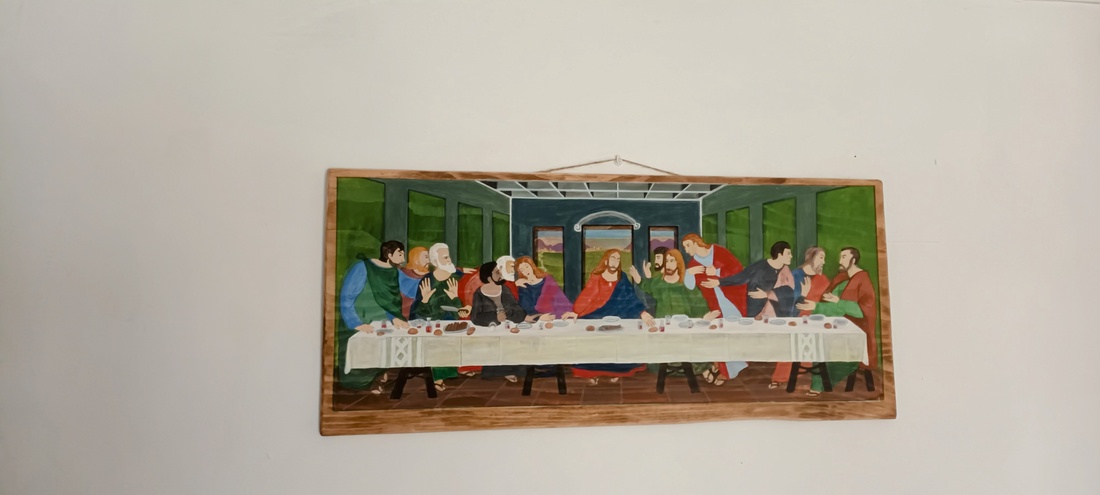 Cina cea de taina - arte vizuale și accesorii - picturi - pictură acrilică - Artynos.ro Cina cea de taina - arte vizuale și accesorii - picturi - pictură acrilică - Artynos.ro