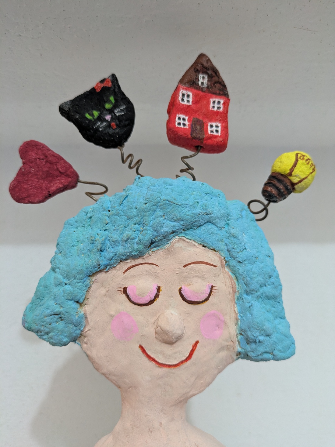 Decoratiune papier maché - arte vizuale și accesorii  - sculptură - sculpturi și figurine din ceramică - Artynos.ro