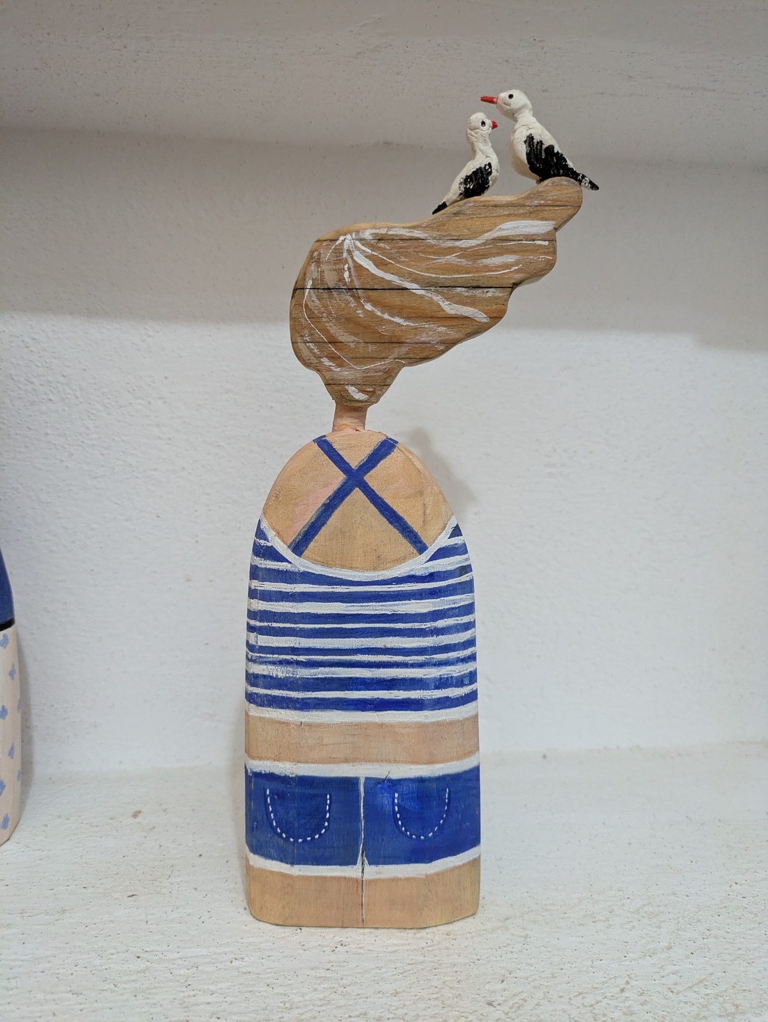 Figurina cu pescarusi - arte vizuale și accesorii  - sculptură - sculpturi și figurine din ceramică - Artynos.ro