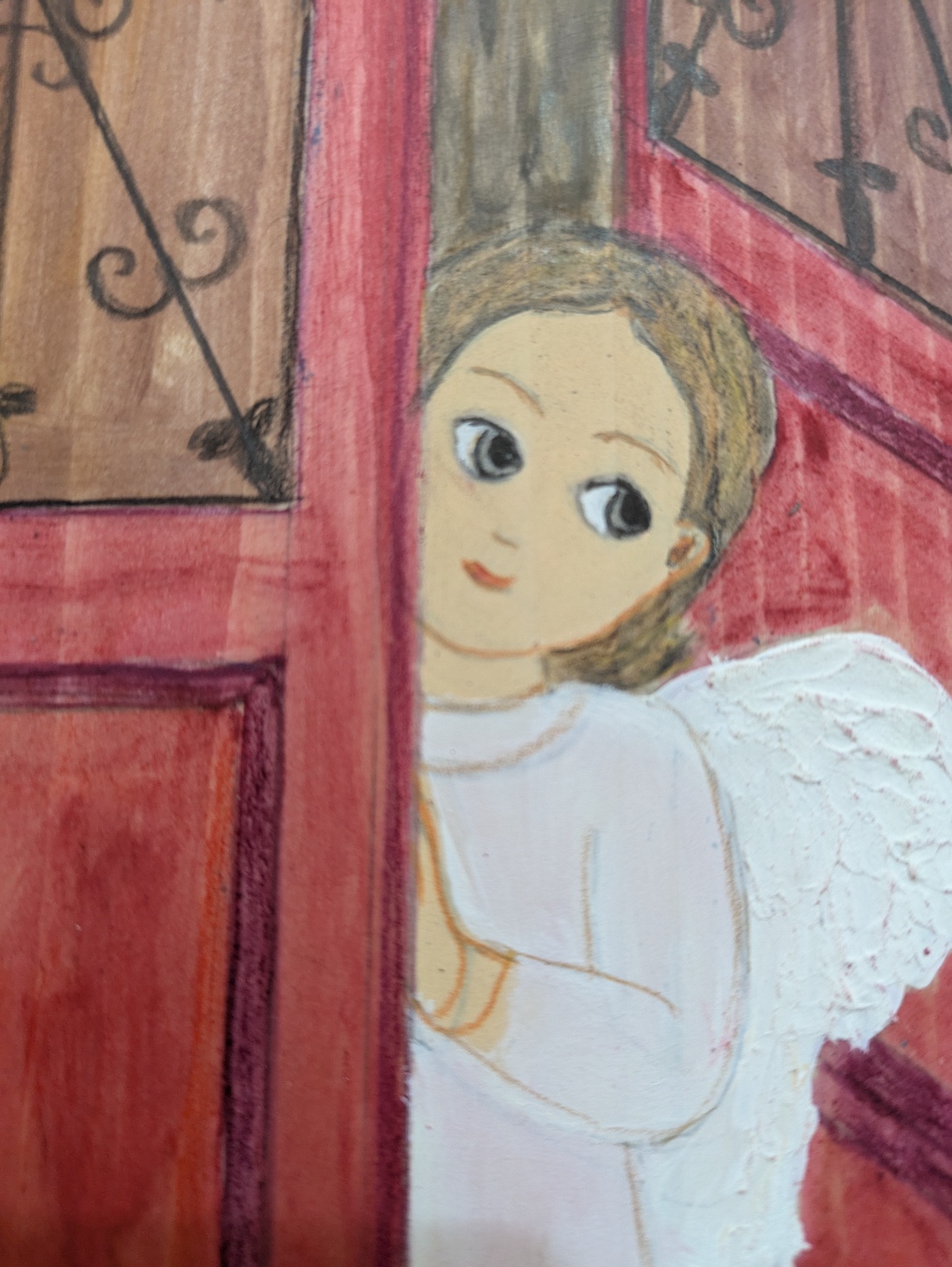 Angel - accesorii de crăciun - cadou tematic de moș crăciun, decorațiuni - cadouri de moș crăciun - Artynos.ro