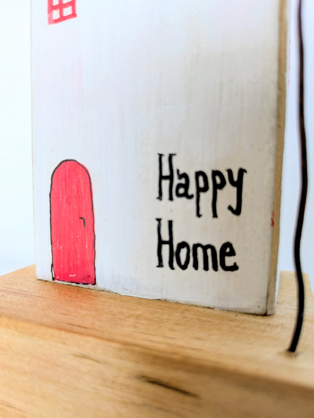 Casuta happy, din lemn - accesorii nuntă - amintiri și cadouri de nuntă - cadou nuntă - cutie de bani - Artynos.ro