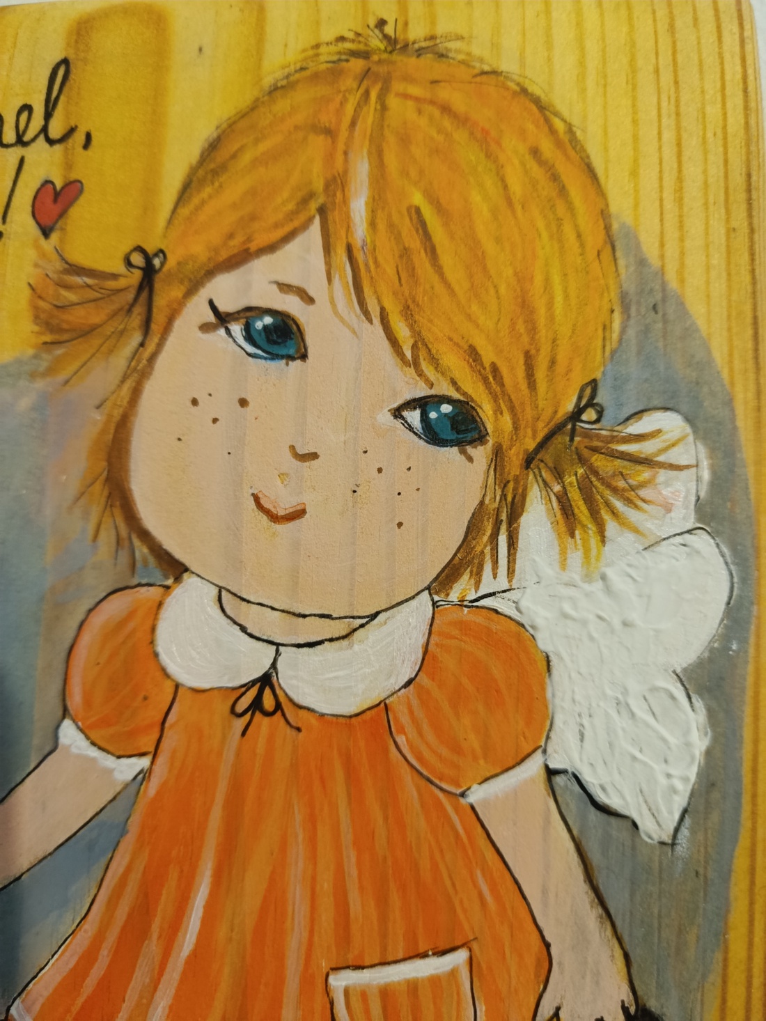 Ingeras păzitor. Pictura pe lemn. - arte vizuale și accesorii  - picturi - email - Artynos.ro