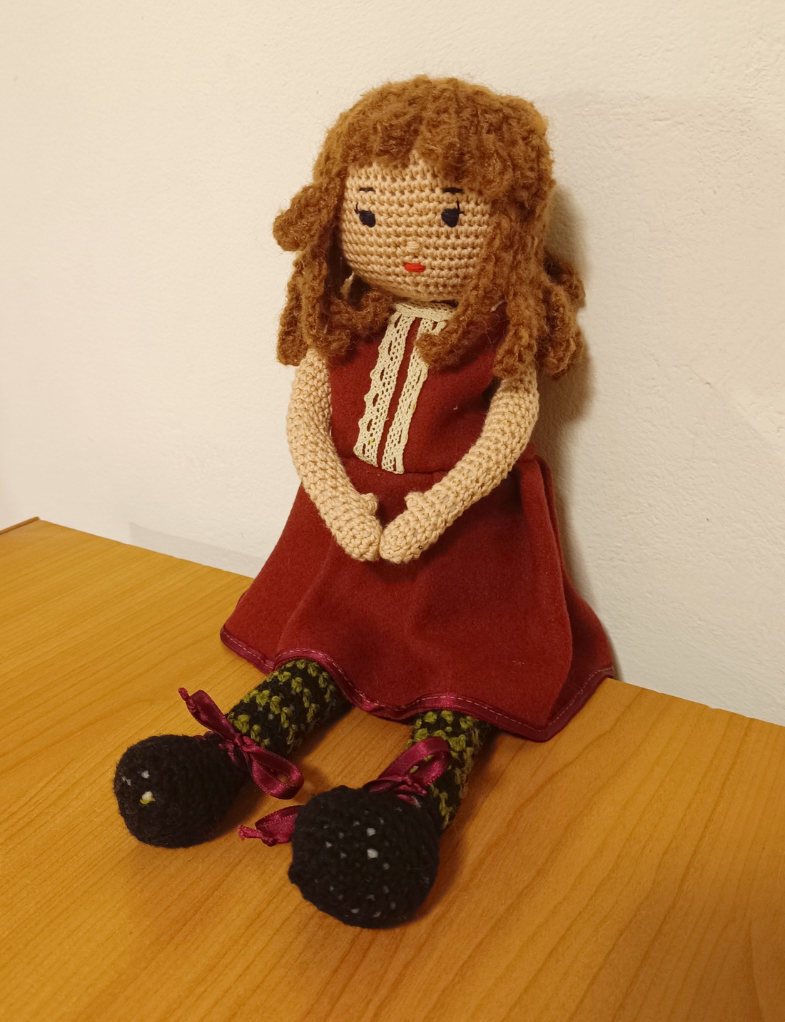 Papusa crosetata - jucării și echipamente pentru copii - plușuri - păpușă croșetată, păpușă de pluș - Artynos.ro