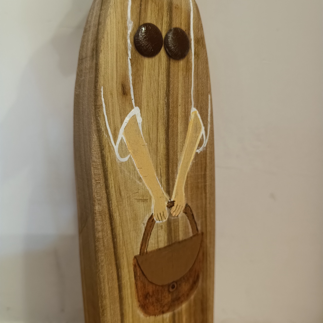 Figurina lemn - arte vizuale și accesorii  - sculptură - statuie lemn - Artynos.ro