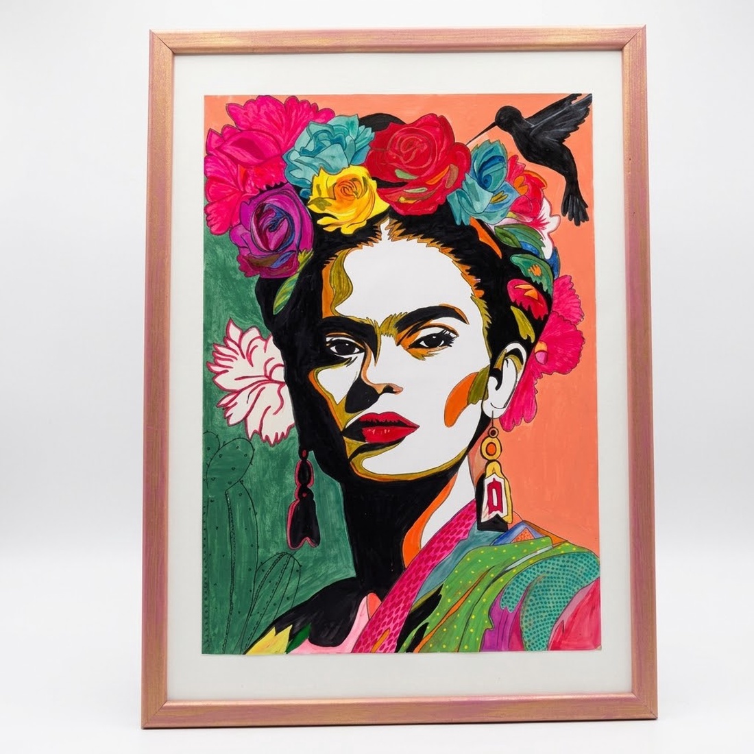 Frida - arte vizuale și accesorii  - picturi - pictură acrilică - Artynos.ro