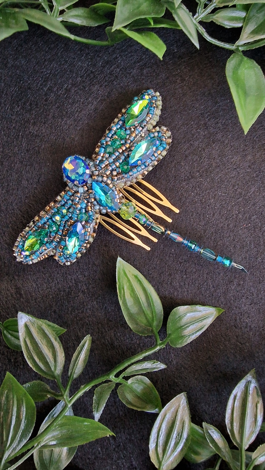 Accesoriu par Libelula - bijuterii - broșe - Artynos.ro