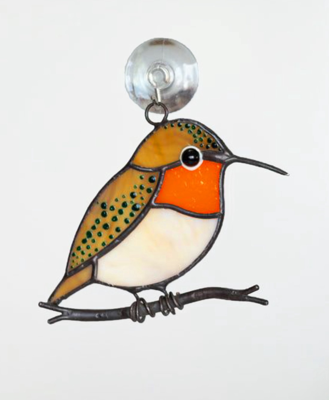 Mică pasăre colibri în fereastră - casă & stil de viață - accesorii pentru decorat casa - decorațiuni de geam și decorațiuni de ușă  - decor ferestre și autocolant pentru geam - Artynos.ro