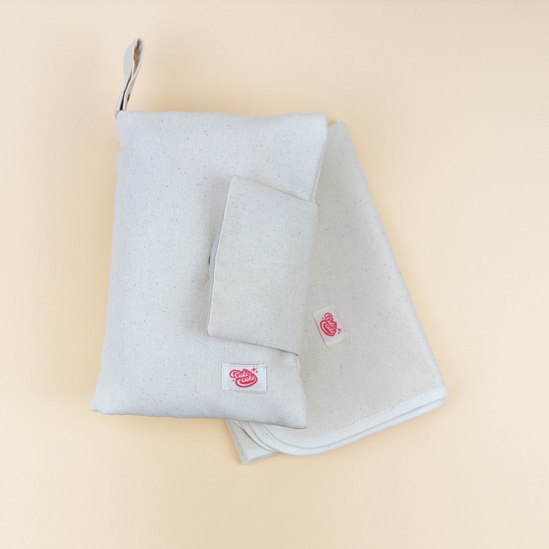 Covoraș pentru schimbarea scutecelor cu lenjerie impermeabilă - CukiCuki - Levi collection -  - Artynos.ro