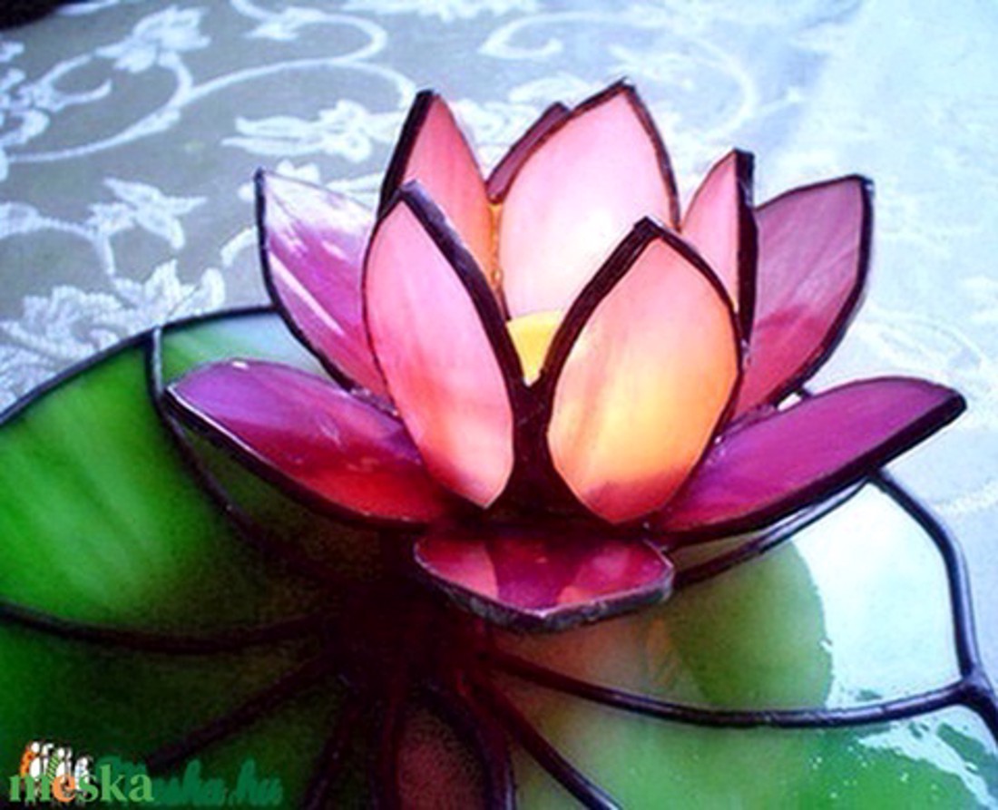 Destul de roz Tyffany Lotus - casă & stil de viață - lumânări, parfumuri, arome - suport lumânări - Artynos.ro